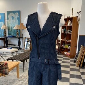 Y2K denim jumpsuit